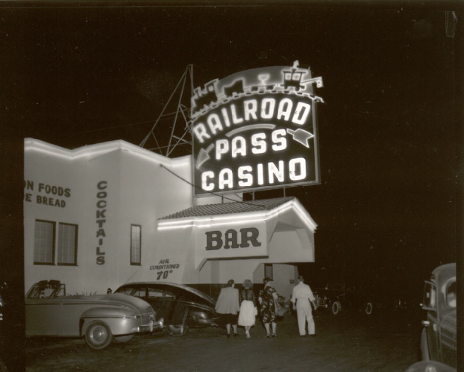 Railroad Pass Casino by Cliff Segerblom